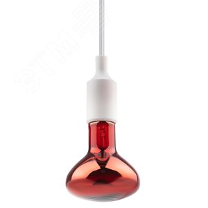 Лампа инфракрасная для обогрева животных и освещения 100 Вт ИКЗК 230-100 R95 E27 ЭРА - фото 2