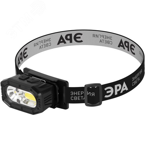 Фонарь налобный светодиодный GA-814 аккумуляторный 5 Вт COB + 5 Вт LED 5 режимов сенсорное управление - фото 1