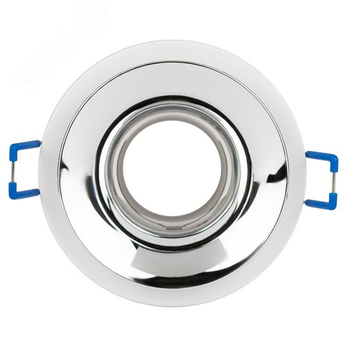 Светильник встраиваемый декоративный KL103 WH/CH MR16 GU5.3 белый хром - фото 5