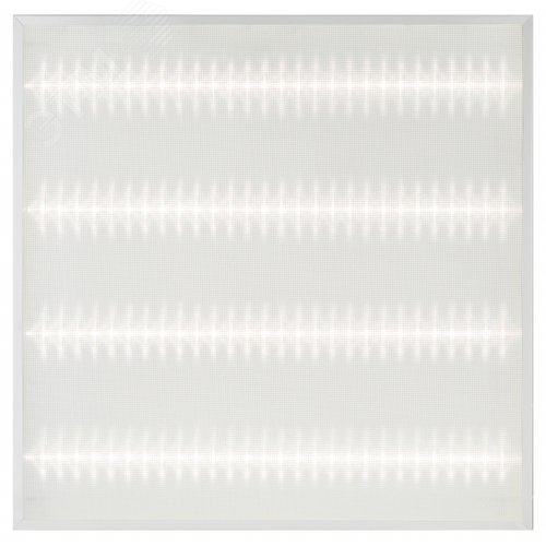 Светильник светодиодный SPO-910-2-40K-032 595х595x40 32Вт 3360Лм 4000К микропризма С ПРОВОДОМ (2/48) - фото 6