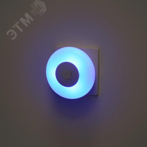 Ночник - светильник светодиодный NN-632-SW-W в розетку с выключателем белый - фото 6