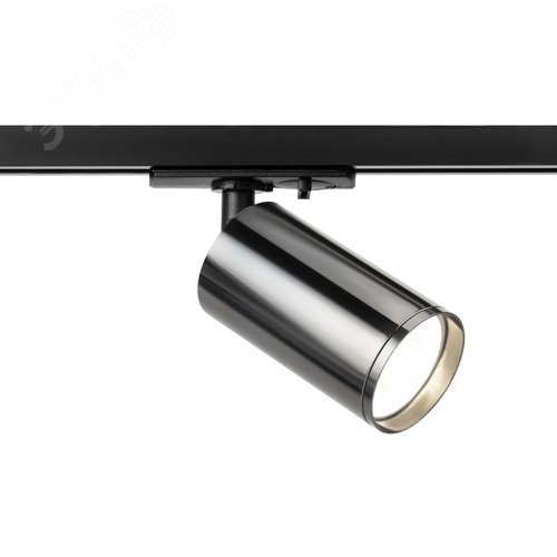 Светильник трековый однофазный TR39-GU10 ВСН MR16 Черный хром лампа MR16 ( в комплект не входит) - фото 2