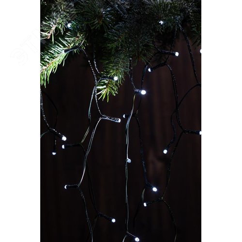 Гирлянда садовая ERASF22-29 Бахрома на солнечной батарее холодный свет 3.8х0.5 м - фото 9