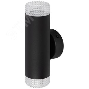 Светильник настенный WL50 BK/TR 2хGU10 2х12Вт IP20 черный, прозрачный - фото 3