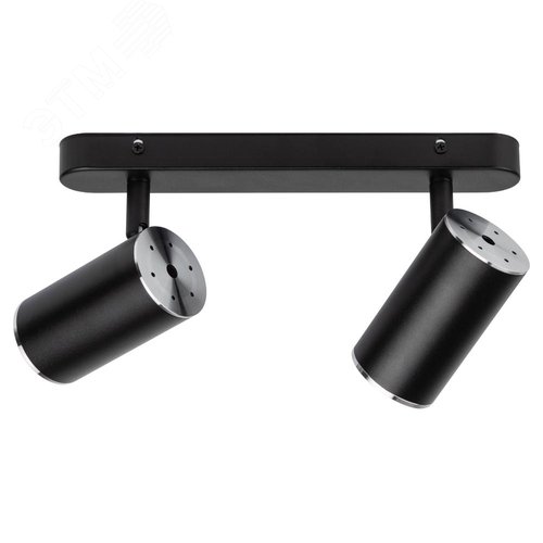 Светильник настенно-потолочный спот OL35-2 BK MR16 GU10 IP20 черный хром - фото 8