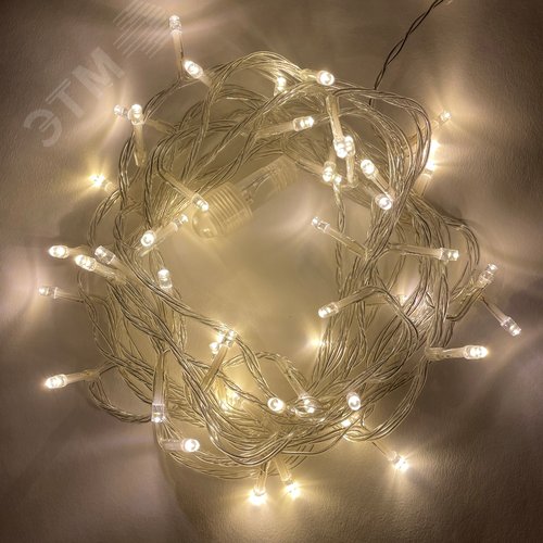 Гирлянда LED нить 5 м теплый свет 24 V IP44 80/1920 ENON-5B - фото 3