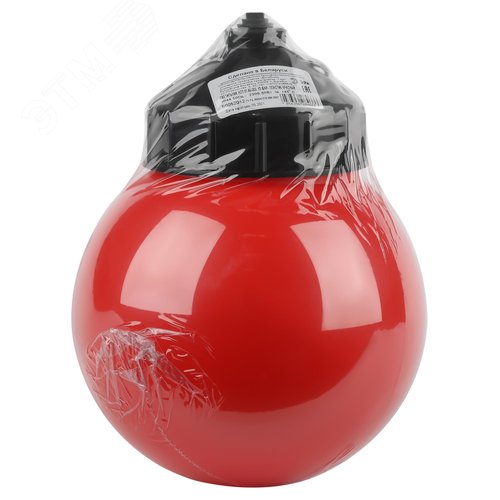Светильник НСП 01-60-003 подвесной Гранат полиэтилен IP44 E27 max 60 Вт шар красный - фото 5