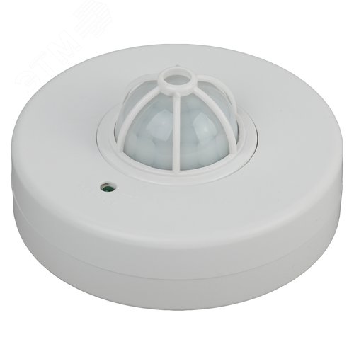 Датчик движения белый максимальная нагрузка 1200Вт угол обзора 360 градусов дальность 6м MD 016 - фото 2