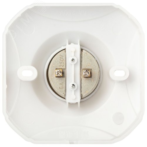 Патрон-основание Е27 керамический белый - фото 4