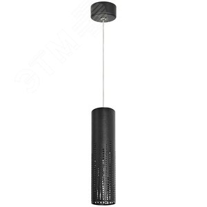 Светильник подвесной потолочный PL26 BK MR16 GU10 цилиндр черный - фото 3