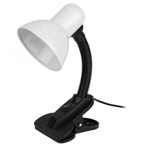 Светильник настольный на прищепке белый N-102-E27-40W-W - фото 4