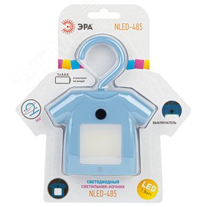 Ночник NLED-485-1W-SW-BU голубой (48/1344) - фото 3