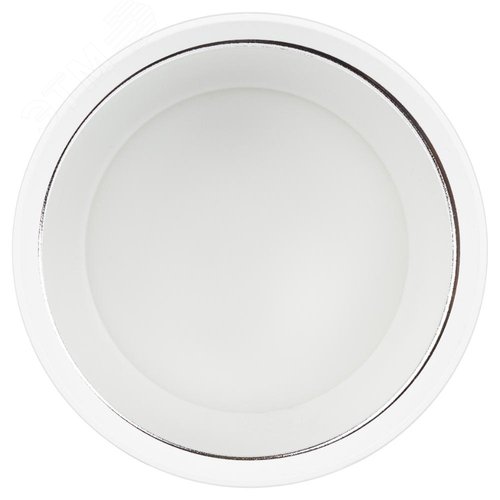 Светильник декоративный подвесной под лампу GX53 алюминий цвет белый+серебро PL12 GX53 WH/SL - фото 4