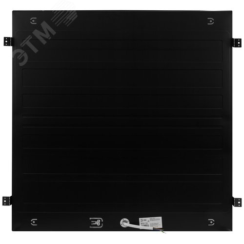 Светильник светодиодный ДВО-38Вт 3600Лм 4000К IP40 ГРИЛЬЯТО 588x588 матовый черный - фото 5