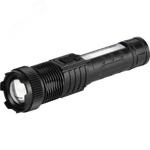 Фонарь светодиодный UA-402 универсальный аккумуляторный 5 Вт LED + 5 Вт COB Zoom 6 режимов маячок клипса USB type C - фото 4