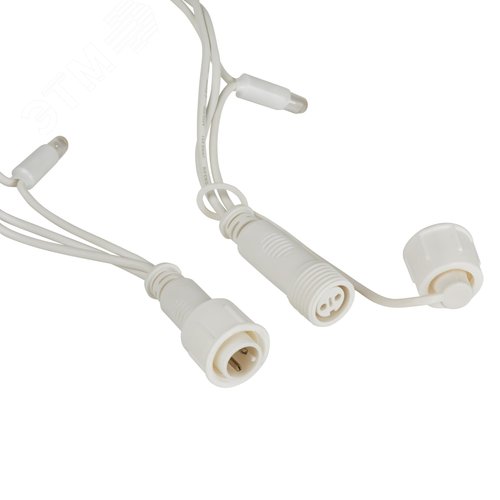 Гирлянда нить светодиодная новогодняя белый каучук 3 м тёплый свет 30 LED, IP65 ERAPS-WK3 - фото 4