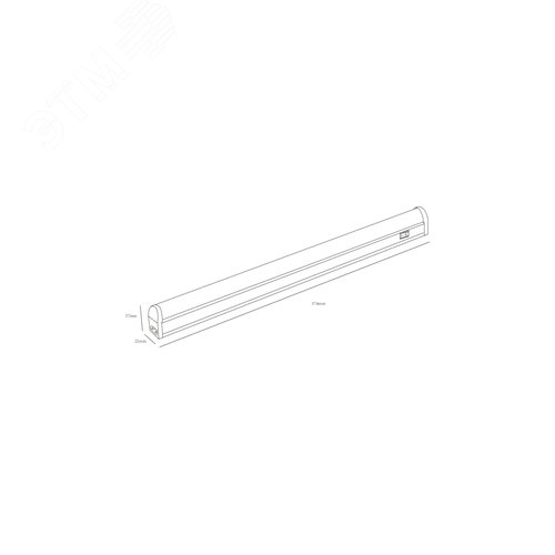 Светильник светодиодный линейный LLED-02-08W-4000-MS-W с датчиком движения (25/875) - фото 8