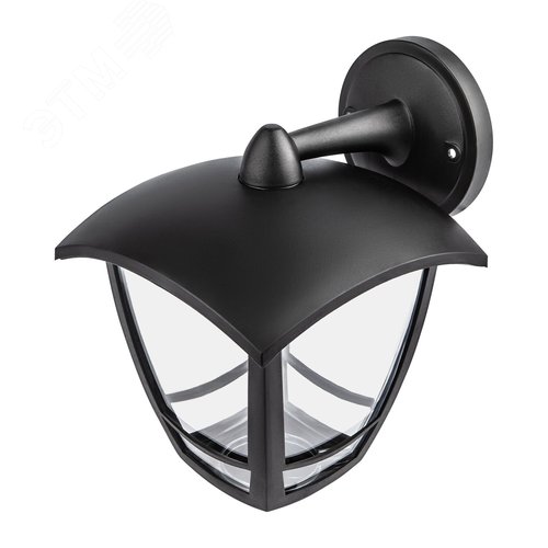 Изображение товара Светильник садово-парковый НБУ 07-40-002 Дели 2 черный 4 гранный настенный IP44 Е27 max 60 Вт (шт)