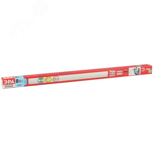 Светильник линейный светодиодный LLED-04-0-40K-008 8Вт 4000K L562мм - фото 7