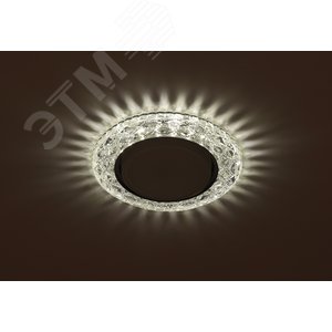 Светильник точечный декоративный cо светодиодной подсветкой Gx53, прозрачный DK LD24 SL/WH ЭРА Б0029631 ЭРА - 3