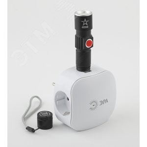 Фонарь кемпинговый мощный туристический, зарядка от USB, регулируемый фокус, 3 режима, MA-601 Циркон Армия России - фото 4