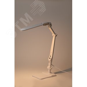 Светильник настольный светодиодный NLED-497-12W-W на струбцине и с основанием белый - фото 5