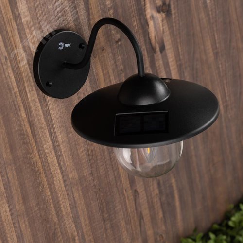 Светильник уличный ERASF22-38 на солнечных батареях настенный Ретро 1 LED - фото 3