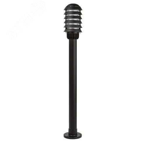 Светильник садово-парковый НТУ 01-60-016 Поллар напольный черный IP54 Е27 max60Вт h1050мм - фото 2