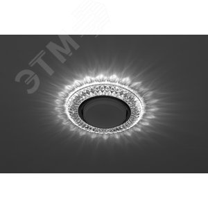 Светильник точечный декоративный cо светодиодной подсветкой Gx53, прозрачный DK LD23 SL/WH - фото 3