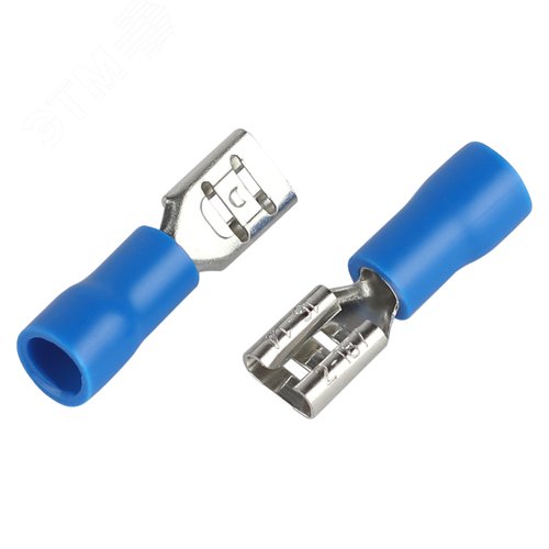 Изображение товара Разъем плоский NO-225-126 РпИм 2-5.0-0.8 изолированный «розетка» (упаковка 50 штук) (уп)