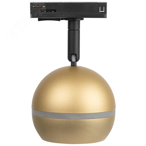 Светильник трековый TR47 - GX53 MG однофазный под лампу GX53 матовое золото под лампу GX53, лампа в комплект не входит - фото 6