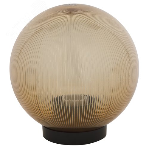 Изображение товара Светильник на опору/кронштейн НТУ 02-60-203 шар золотистый призма IP44 Е27 max60Вт d200mm (шт)