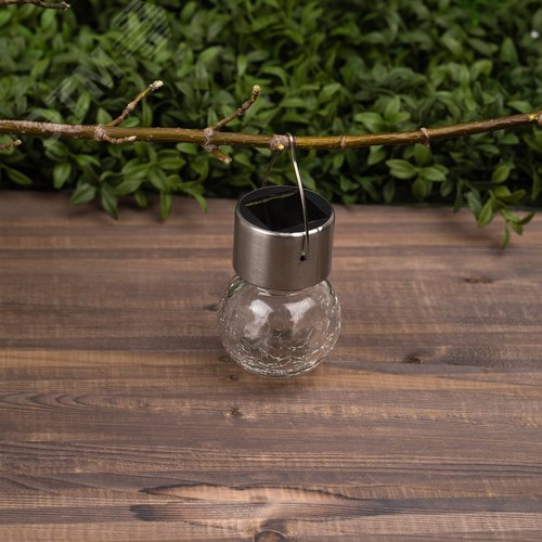 Светильник уличный ERASF22-32 подвесной Лампочка на солнечной батарее - фото 11