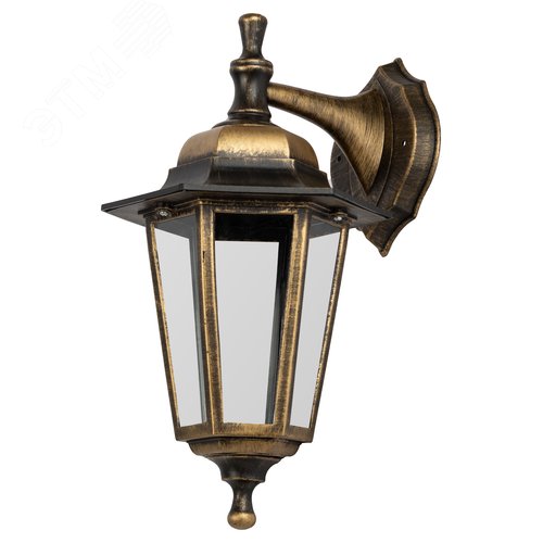 Светильник настенный НБУ 06-60-001 шестигранный под бронзу IP44 Е27 max60Вт - фото 4