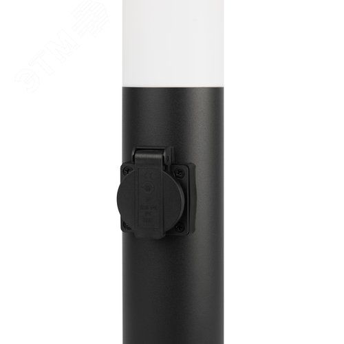 Светильник уличный напольный 230В Е27 IP54 черный с розеткой «Беллона» GBF-103-1-BL-0650 - фото 6