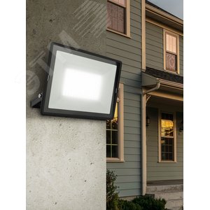 Прожектор светодиодный ДО-150 Вт 6500К 15000 Лм IP65 черный 150w холодный 200-240В LPR-023-0-65K-150 Б0052027 ЭРА - фото 8