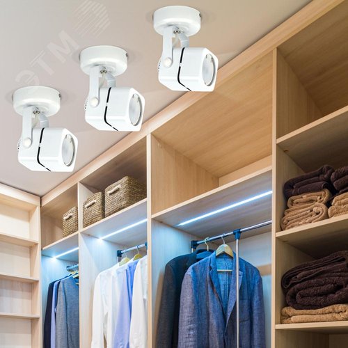 Светильник Накладной, белый OL3 GU10 WH (50/900) - фото 4