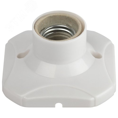 Изображение товара Патрон-основание Е27 керамический белый (шт)