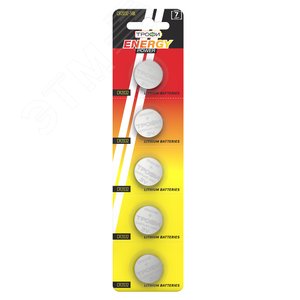 Батарейка Трофи CR2032-5BL ENERGY POWER Lithium (100/1000/84000) - фото 1