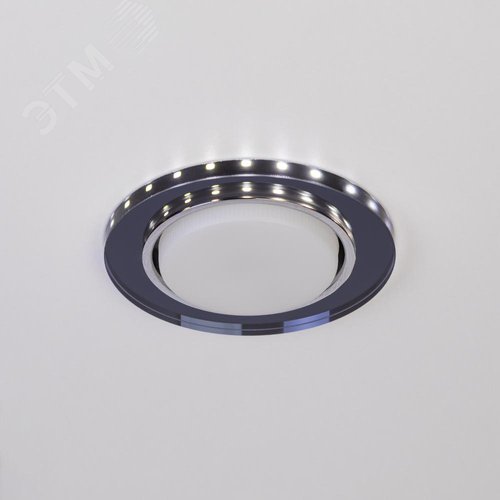 Светильник встраиваемый со светодиодной подсветкой DK LD51 BK GX53 черный - фото 9