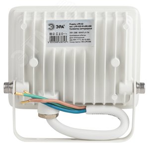 Прожектор светодиодный ДО-30 Вт 6500К 2400 Лм IP65 белый 30w холодный 200-240В LPR-023-W-65K-030 - фото 4