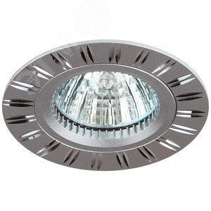 Светильник точечный KL33 AL/SL алюминиевый MR16,12V/220V, 50W серебро/хром - фото 2