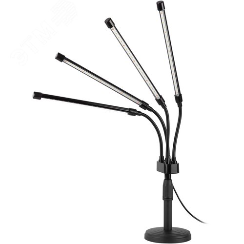 Светильник светодиодный настольный полного спектра 40 Вт для растений черный FITO-40W-АLED-Ra-USB - фото 3