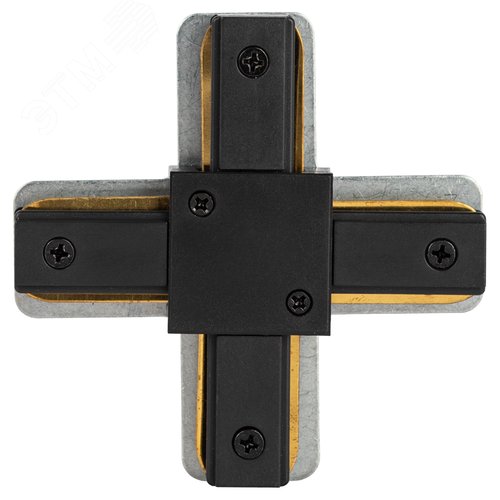 Коннектор TR-1PA-СX-BK X-образный для однофазного шинопровода черный - фото 3