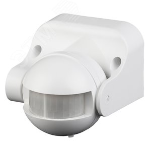 Изображение товара Датчик движения MD 03 для дома инфракрасный аккумуляторный белый 1200 Вт угол 140 градусов 12 метров (шт)