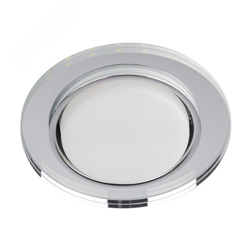 Светильник встраиваемый со светодиодной подсветкой DK LD51 MR GX53 зеркальный - фото 7