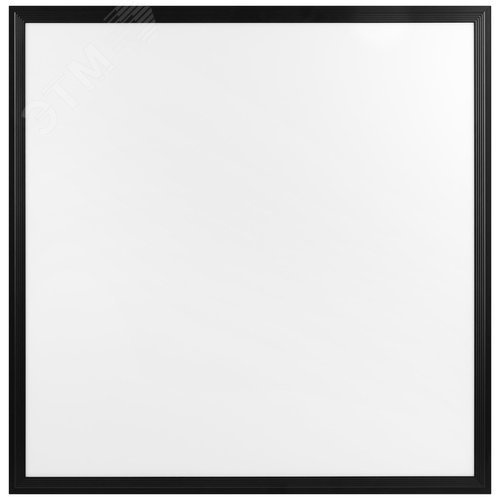 Изображение товара Панель светодиодная ДВО-40Вт 3420Лм IP40 4000К ГРИЛЬЯТО 588x588x8 черная (требуется драйвер Б0039417) SPL-540-B-40K-040 (шт)
