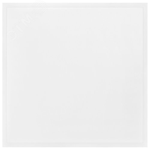 Изображение товара Светильник светодиодный ДПО/ДВО-40Вт 4400Лм 4000К IP40 595x595 матовый белый равномерное свечение SPO-15-40-4K-WH (шт)