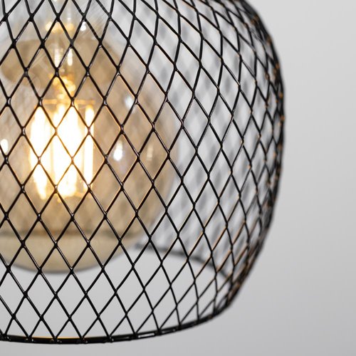 Подвес PL8 BK металл, E27, max 60W, d170 мм, черный 10/180 - фото 6