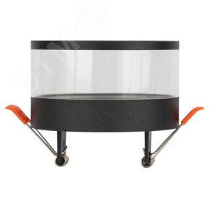 Светильник встраиваемый под лампу GX53 KL82 BK черный (лампа не входит в комплект) - фото 3